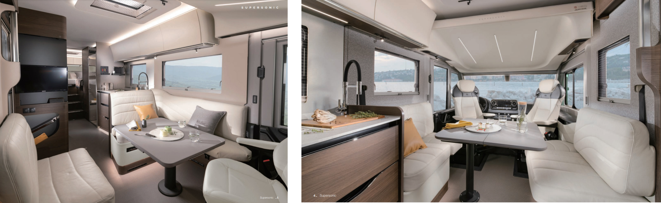 ラグジュアリーな内装